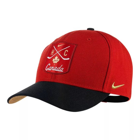 Men's NIKE Team Canada Olympics IIHF Adjustable Hat Cap - Picture 1 of 2